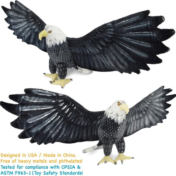 ---American Stuffed Bald Eagle-Giant Stuffed Animal - Picture 3 of 4
